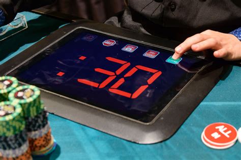 poker action clock.